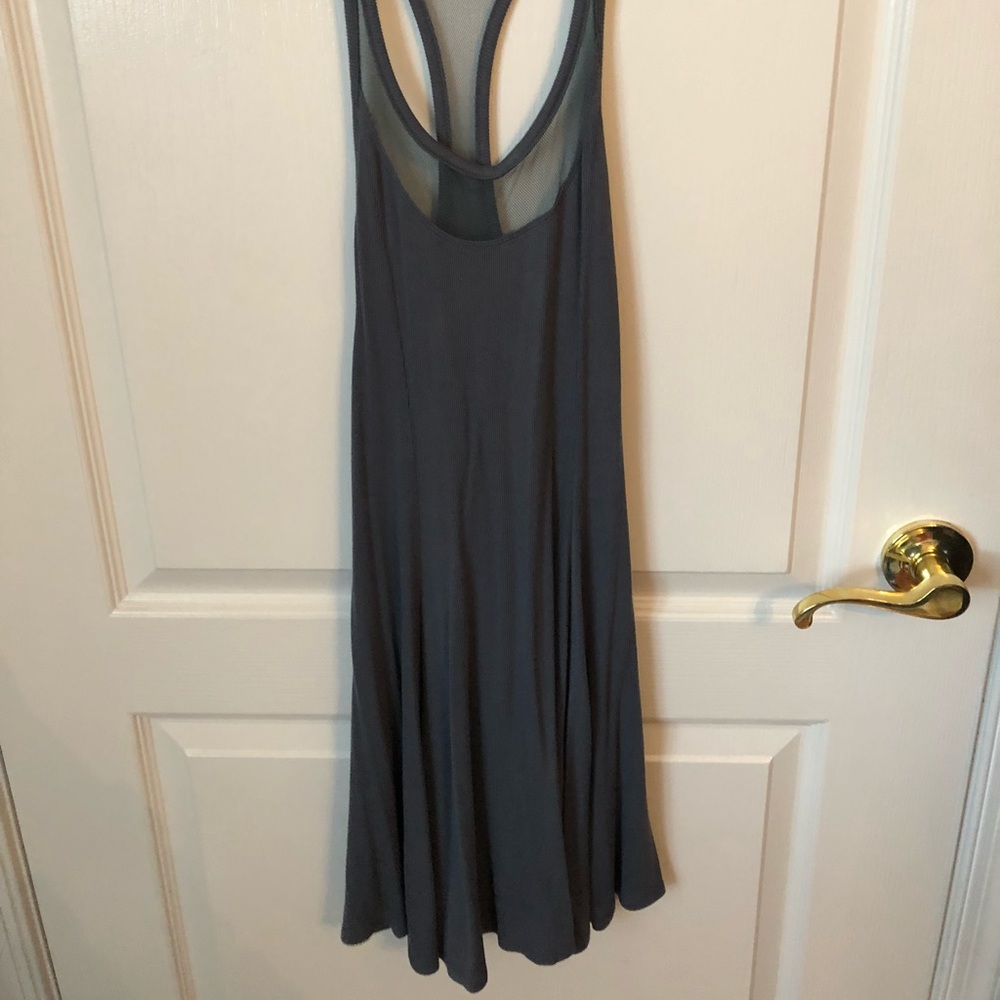 Silence and Noise Dark Gray Skater Dress